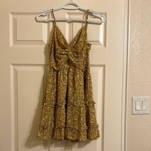 Floral Yellow Sundress